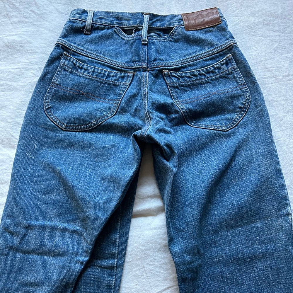 Rare 90s Vintage Lee Waist Cut Out Jeans